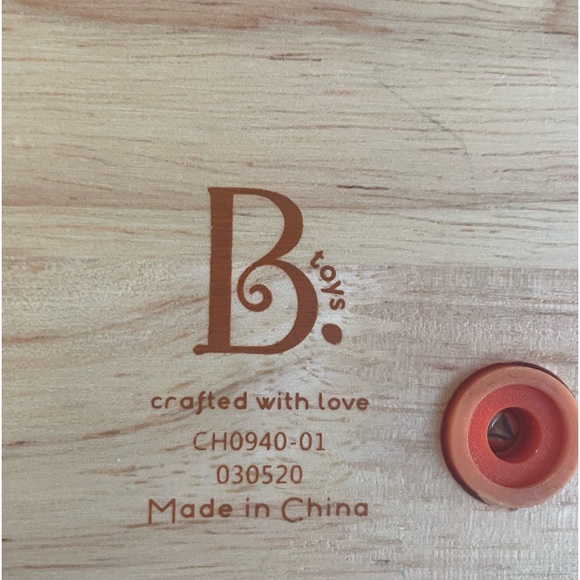 B. Toys Infant/Toddler Wooden Activity Toy, Development, Helps with Motor Skills - Picture 6 of 6